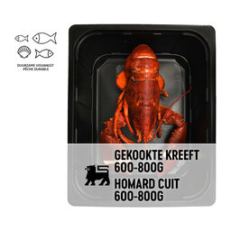 Gekookte kreeft 600-800g